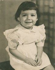 Vibiana Aparicio-Chamberlin little girl portrait, East Los Angeles, California