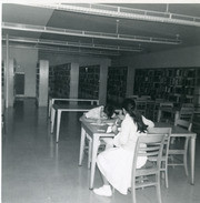 Martinez siblings at the City Terrace Library, East Los Angeles, California