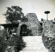 Nancy Swenson Williams at the cabin on Robinson Road in Topanga, California