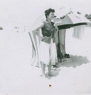 Isabel Luna Aparicio at Tin Can Beach, Huntington Beach, California