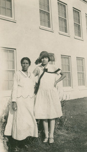 Emilia Rodriguez Aparicio with her daughter Concha Aparicio, El Paso TX