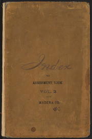 Index to 1893 Madera County Assessment Roll, Volume 2