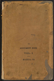 Index to 1893 Madera County Assessment Roll, Volume 1