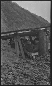 Big Lagoon, sitting under a shelter