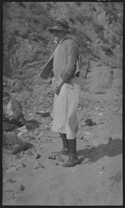 Tom Garvey in a hat at Big Lagoon