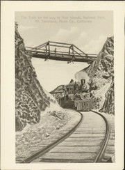 Train passing under bridge on the way to Muir Woods National Park, Mt. Tamalpais