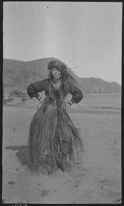 Miriam Coyne in grass dress