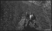 A group posing at Cataract Gulch