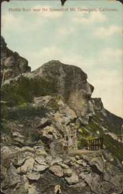 Profile Rock near the Summit of Mt. Tamalpais, California