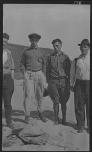 Four men at Willow Camp