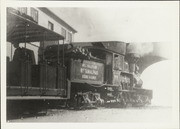 Mill Valley and Mt. Tamalpais Railway Engine No. 1 ready to descend from the summit of Mt. Tamalpais