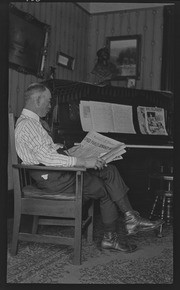 D. S. Coyne with piano