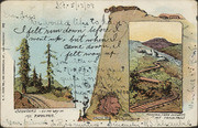 Redwoods, Profile Rock, Mountain Train Ascending Mt. Tamalpais