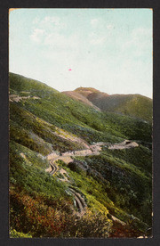 The Crookedest Railway in the World winding its way up Mt. Tamalpais