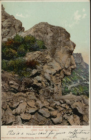 Profile Rock near the Summit of Mt. Tamalpais, California, postmarked