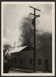 Smoke rising from Villa Street building