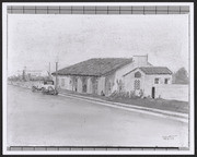 Adobe Building, 1935 painting