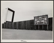 The Monte Vista Drive-In movie screen