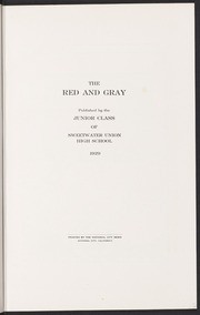 Red and Gray, 1929