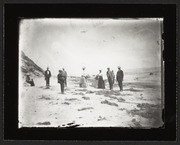 Beach below Monument on hill