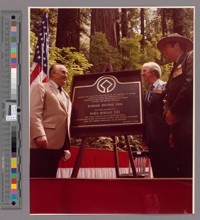 "Redwood National Park World Heritage dedication, Lost Man Creek Picnic Area."