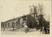 Santa Barbara 1925 Earthquake Damage - Our Lady of Sorrows Catholic Church