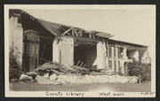 Santa Barbara 1925 Earthquake Damage - Santa Barbara Public Library