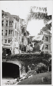 Santa Barbara 1925 Earthquake Damage - Arlington Hotel