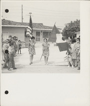 Children Participate In Flag Procession