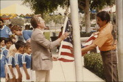 Councilman Kernes Raising The Flag