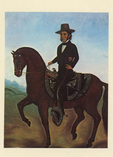 Equestrian Portrait of Don Jose Andres Sepulveda about 1856