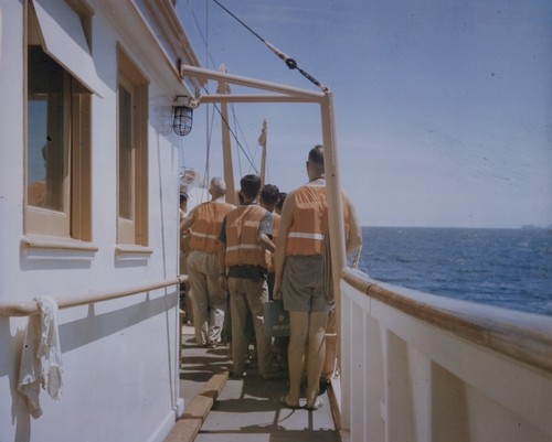 Abandon Ship drill. Naga Expedition