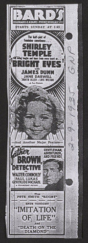 Advertisement for "Bright Eyes"