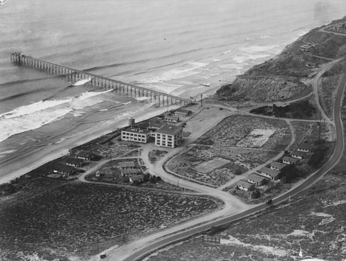 Aerial photograph of Scripps Institution of Oceanography. 1925