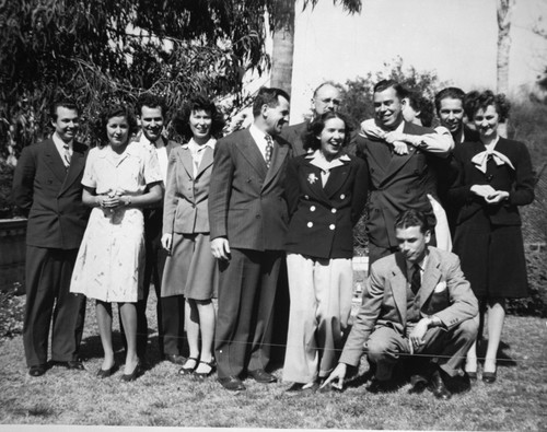 Group portrait, University of California Division of War Research