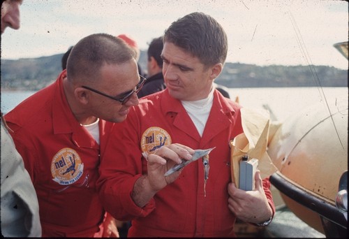 Robert Dill, Cape VIII, in submersible diving suits