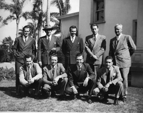 Group portrait, University of California Division of War Research