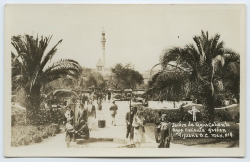 Jardin de Agua Caliente: Agua Caliente garden, Tijuana, B.C. Mex