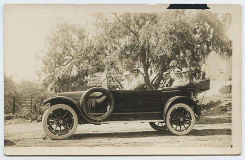 Automobile passengers, Tijuana, Mexico