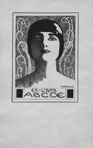 A B C D E (L'Association Belge des Collectionneurs et Dessinateurs d'Ex-Libris)