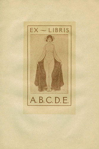 A B C D E (L'Association Belge des Collectionneurs et Dessinateurs d'Ex-Libris)