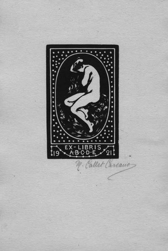 A B C D E (L'Association Belge des Collectionneurs et Dessinateurs d'Ex-Libris)