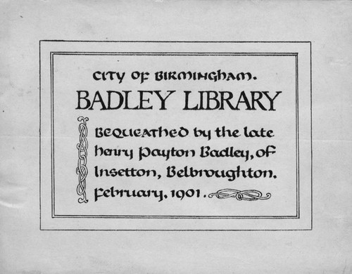 Badley Library