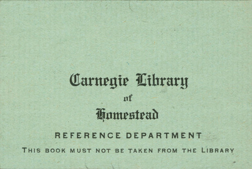 Carnegie Library of Homestead