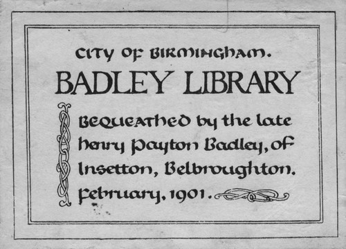 Badley Library