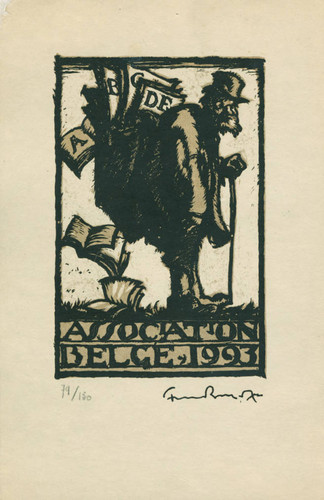 A B C D E (L'Association Belge des Collectionneurs et Dessinateurs d'Ex-Libris)