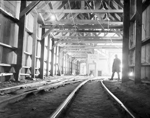 A section of the Mono Basin tunnel on the Mono Basin Project