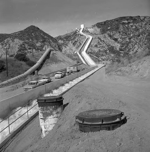 Second Los Angeles Aqueduct Cascades water test