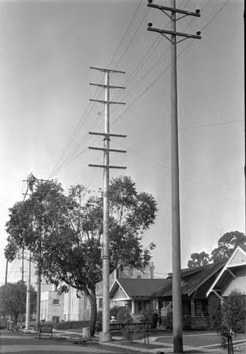 First steel pole installed on Department of Water and Power system