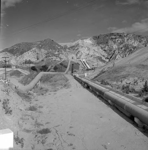 Construction progress at second aqueduct cascades